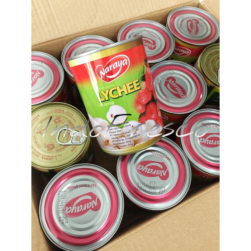 

PROMO NARAYA LYCHEE CANNED- BUAH LECI KALENG- 1KARTON KHUSUS GOSEND TERMURAH