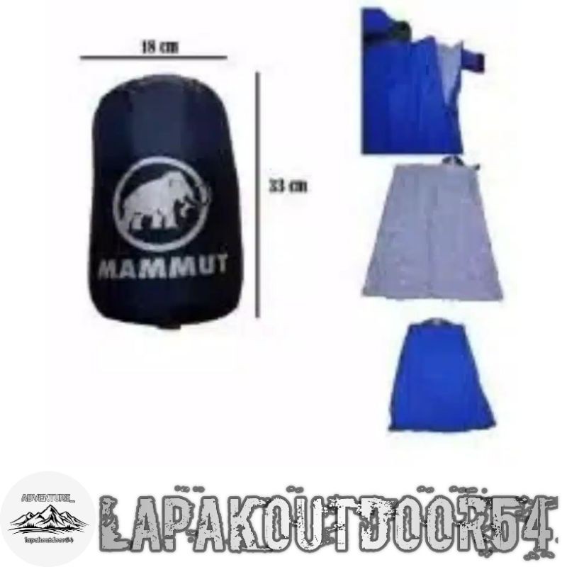 Sleeping Bag Polar Bulu Mamut - Kantung Tidur - Kantong Tidur - Selimut Gunung