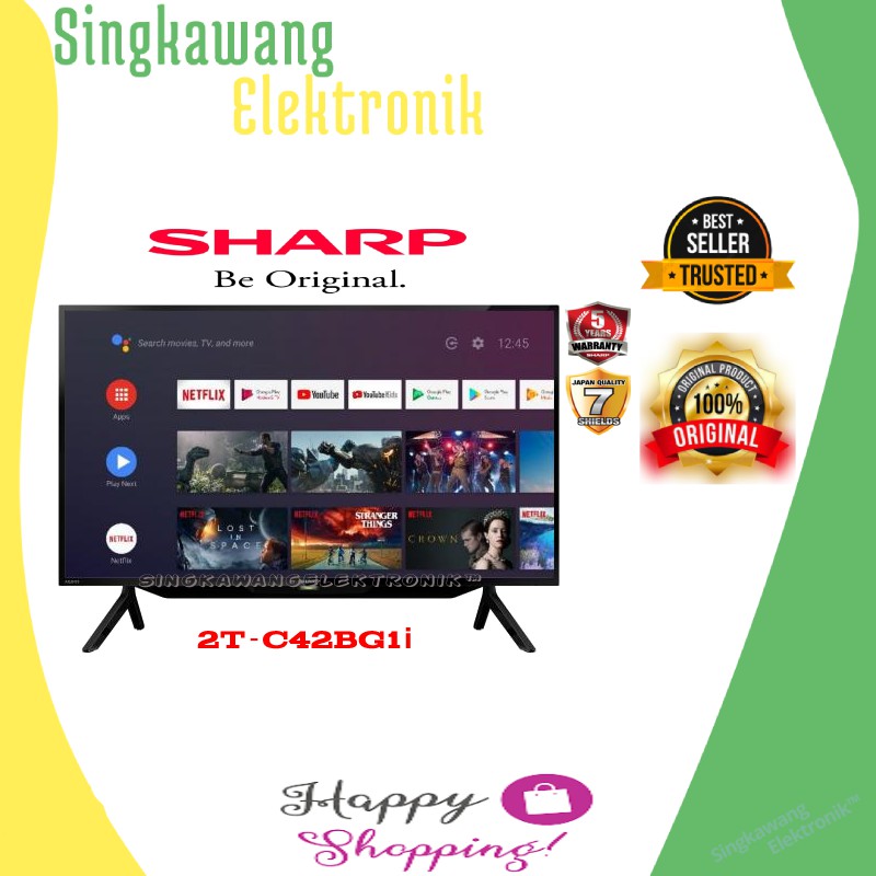TV ANDROID SHARP 42 INCH 2T-C42BG1i FULL HD