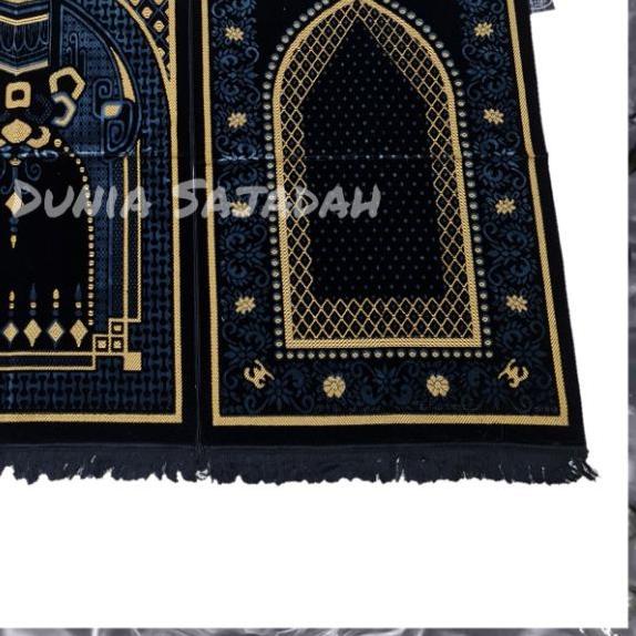 ✹ Sajadah Turkey Tebal Hitam / Sajadah Turki Hitam / Sajadah Besar Hitam ♤