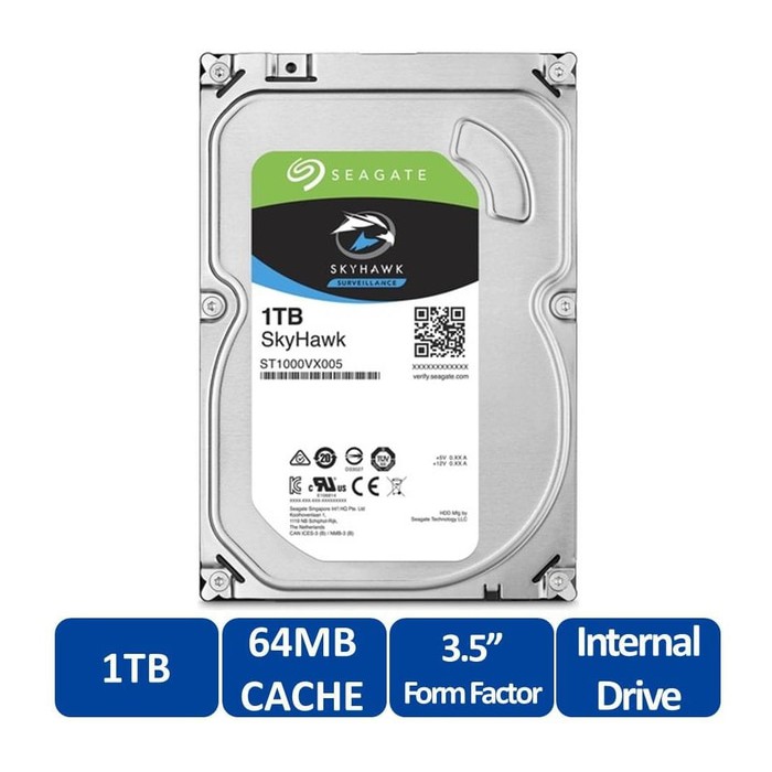 Seagate SkyHawk Surveillance 1TB - HDD Hardisk 3.5 inch SATA For CCTV