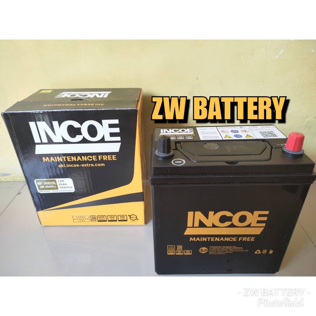 Jual AKI MOBIL AGYA, SIGRA, CALYA, AYLA, BRIO, FREED NS40ZL INCOE ASTRA