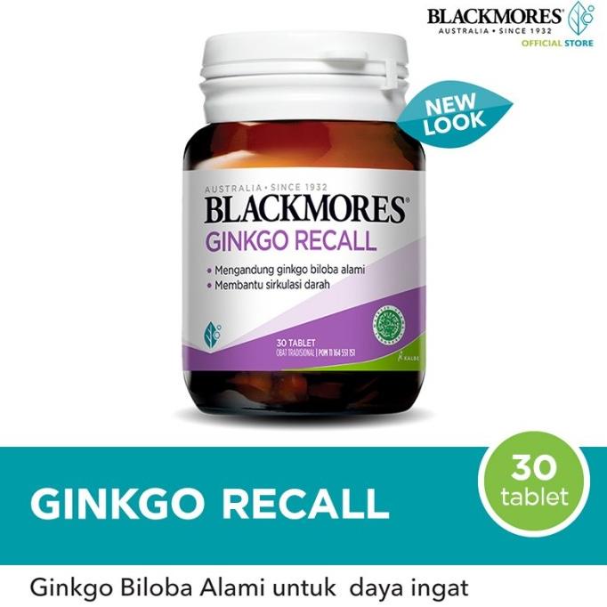 BLACKMORES GINKGO ACTION GINKO FORTE KALBE VITAMIN BILOBA - 40 KAPSUL