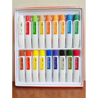 Cat Acrylic 18 Warna 18Warna Titi Joyko Akrilik Air Kanvas Cat Acrylic 18 Warna 18Warna Titi Joyko Akrilik Air Kanvas