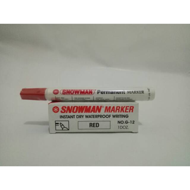 

Snowman Permanent G-12 merah