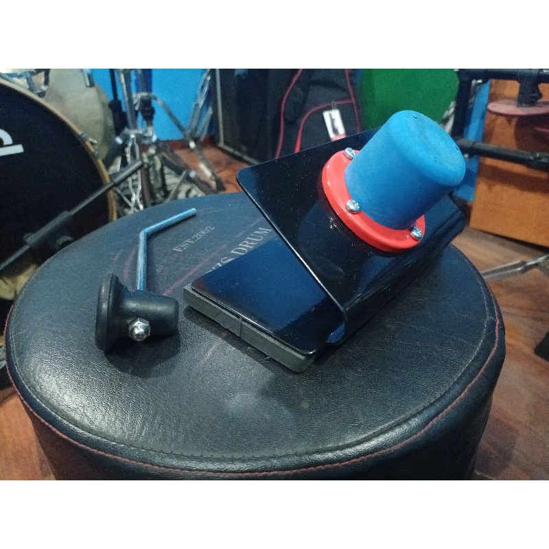 Paket SZS Kick Pad Single & Drum Pad Economist (Bukan Elektrik)