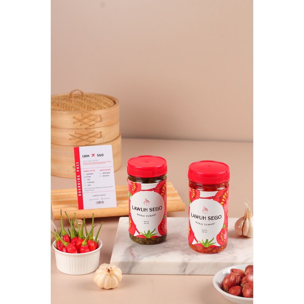 

Sambel Terasi Botol Lawuh Sego Solo