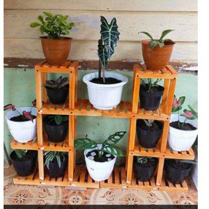 RAK BUNGA SUSUN TANAMAN HIAS 8 POT RAK BUNGA UNik RAK RAK BUNGA SUSUN TANAMAN HIAS 8 POT RAK BUNGA UNik RAK