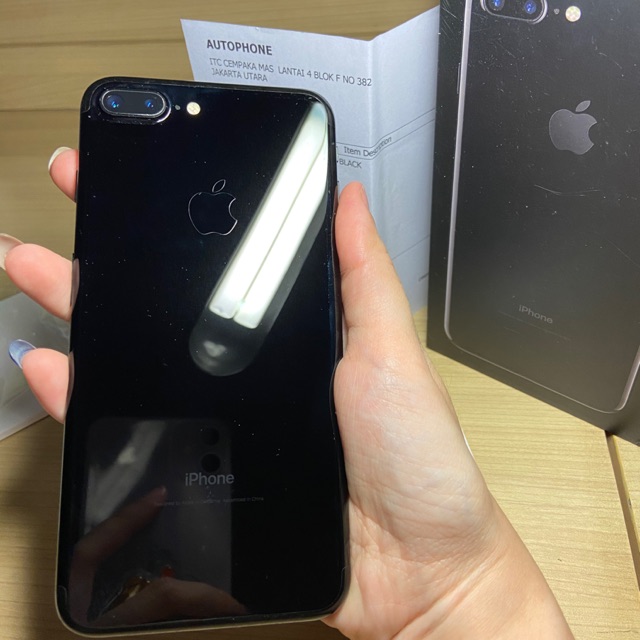 Iphone 7+ JET BLACK 128 Gb - BUKAN REFURBISH