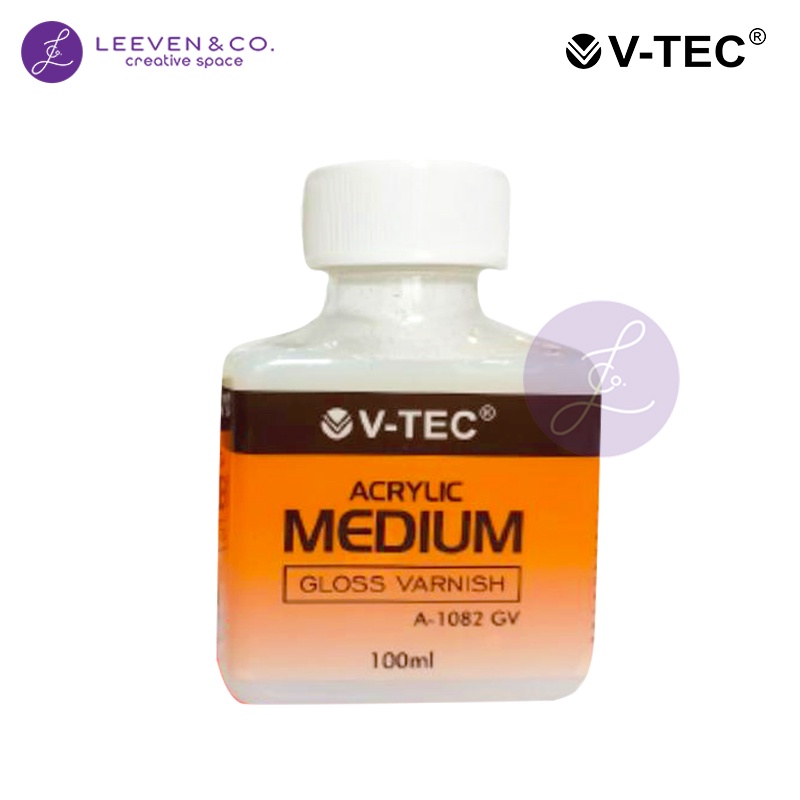 

V-TEC ACRYLIC MEDIUM GLOSSY VARNISH A-1082 GV / 100ML