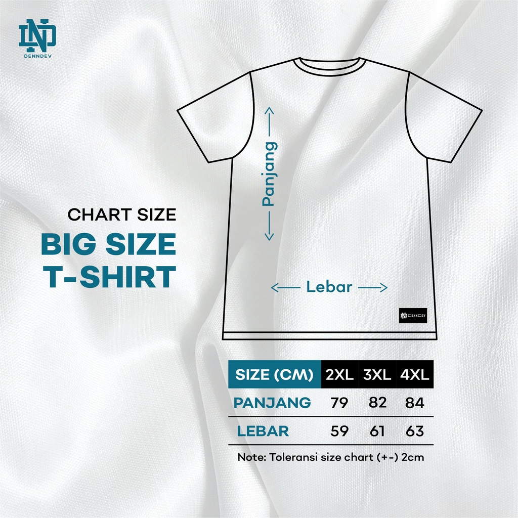 PREMIUM DENNDEV - Kaos Big Size Original Pria - T-Shirt Jumbo Pria Motif WORLDWIDE DIVISION