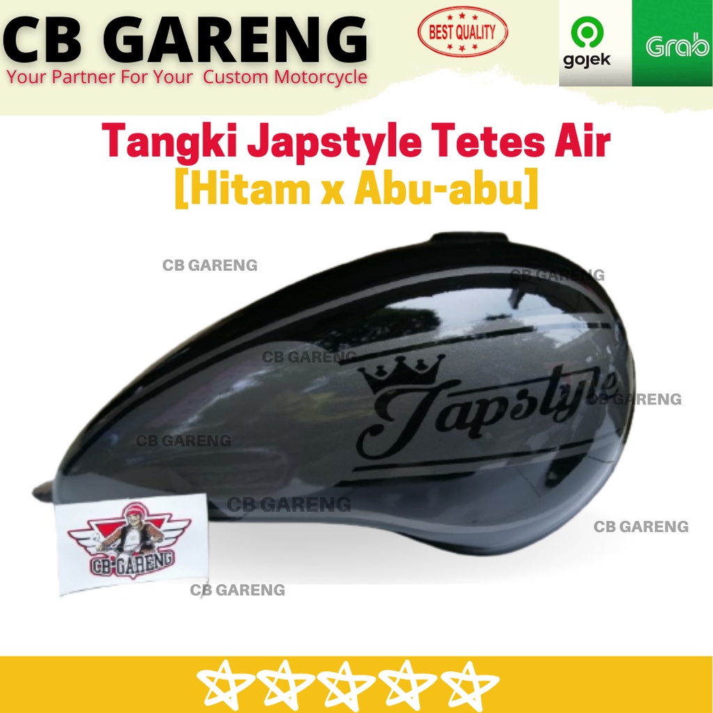 Tangki Custom Japstyle hitam