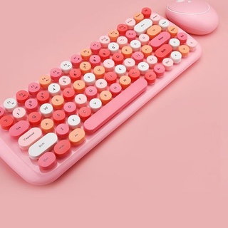 MOFii Keyboard Wireless Mouse Wireless Set 2.4G Candy