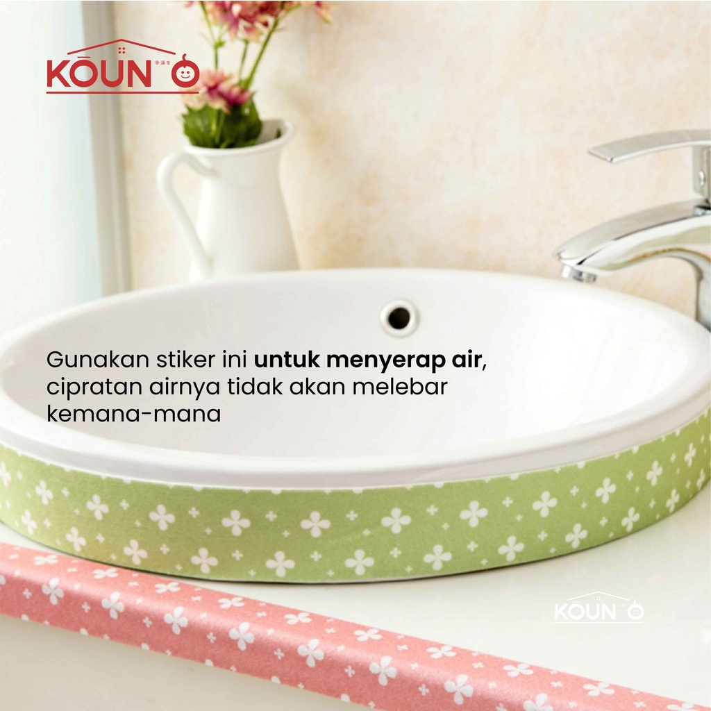 Roll Stiker Kain Penyerap Air | Tempelan Dapur Wastafel Kloset Basin Kitchen Sink