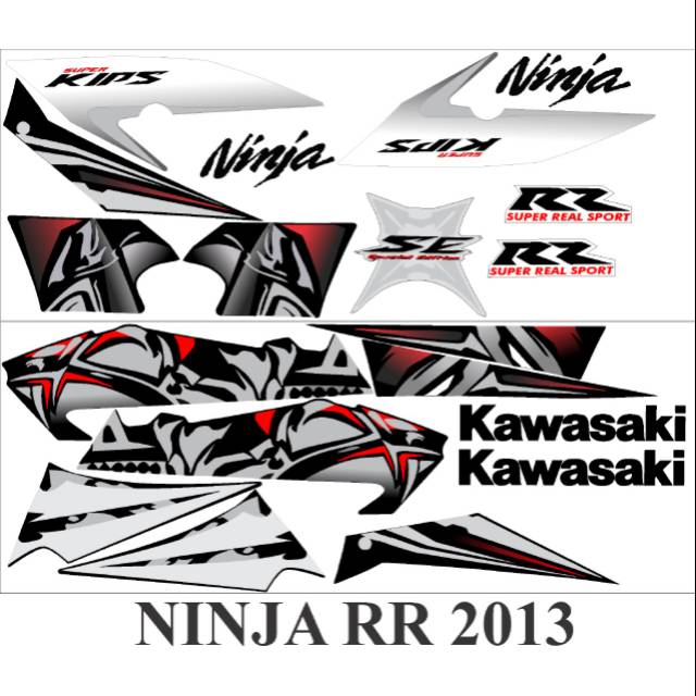 Striping decal ninja RR SE 2013