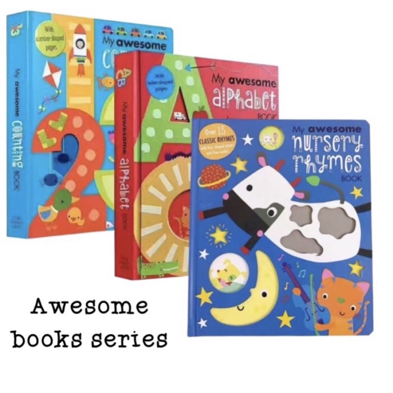 MY AWESOME ALPHABETH BOOK/MY AWESOME NURSERY RHYMES BOOK/My Awesome Book Alphabet Counting Farm Anim