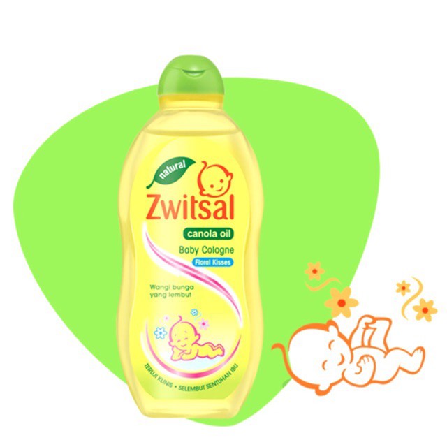 ♥BabyYank♥ Zwitsal Baby Cologne Natural Floral Kisses / Soft Touch 100ml / Parfum Bayi