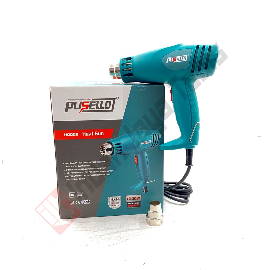 PUSELLO HG003 Hot Air Gun Heat Gun 1600 Watt - Pistol Pemanas