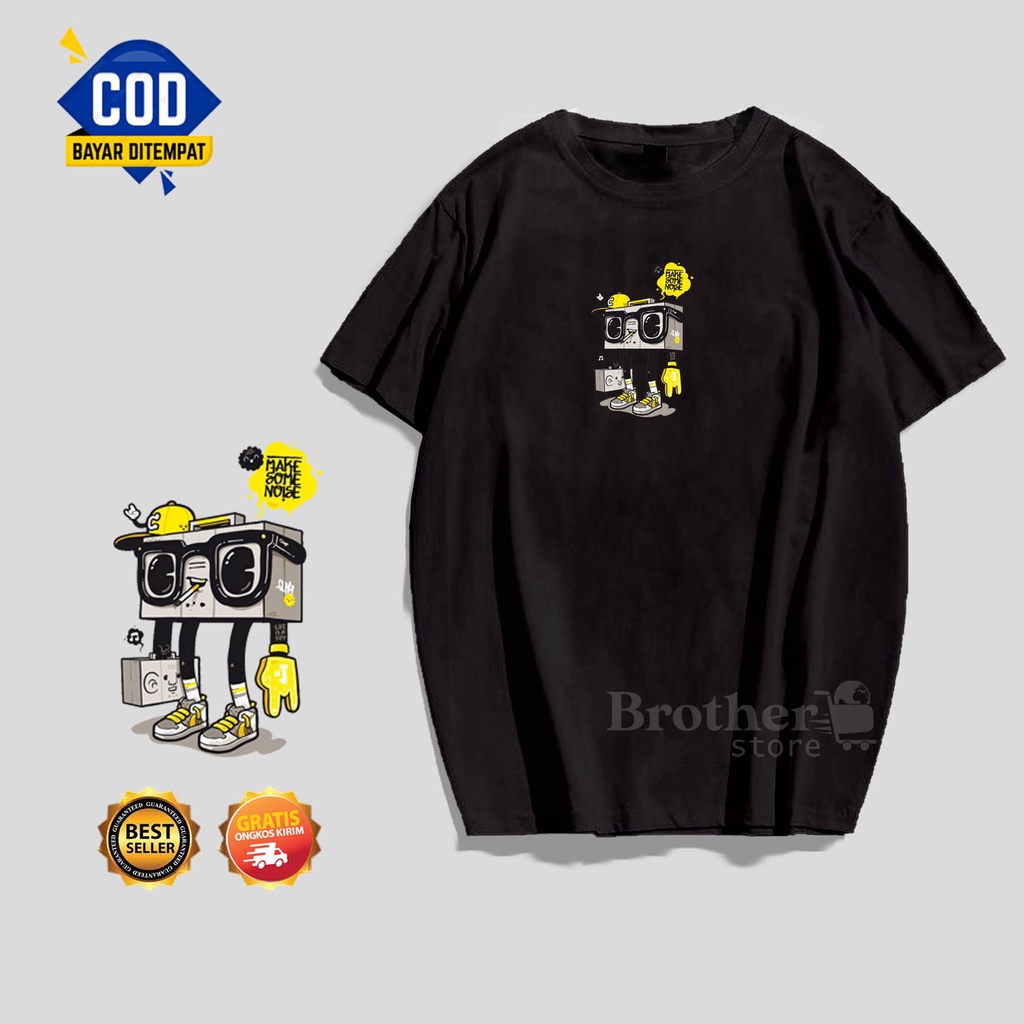 BROTHER STORE - Kaos Distro Pria - KAOS COWOK CEWEK - Kaos Kata Kata - ArticelMSC3 Premium