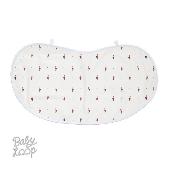 BabyLoop Burp Bib - Celemek Bayi - Baby Loop Slaber Bibs Anak Bayi Katun Halus Cotton Celemek Makan Anak