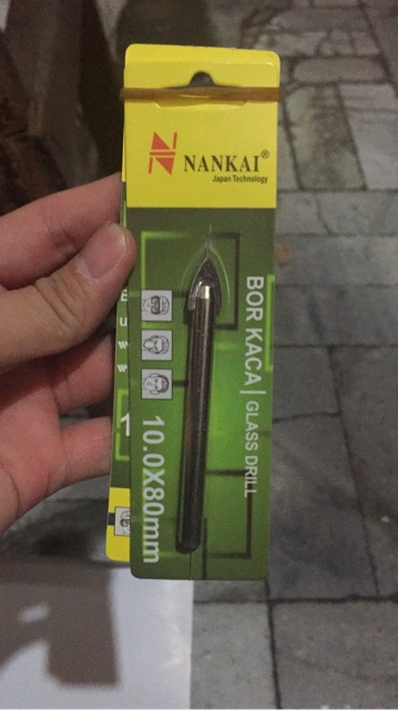 Mata Bor Kaca Tombak 10mm Nankai