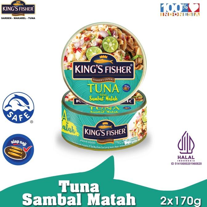 

vaargavaldian5678 Paket 2 Pcs King's Fisher Tuna Sambal Matah Daging Tuna Makanan Kaleng TERLARIS TERPERCAYA ORIGINAL