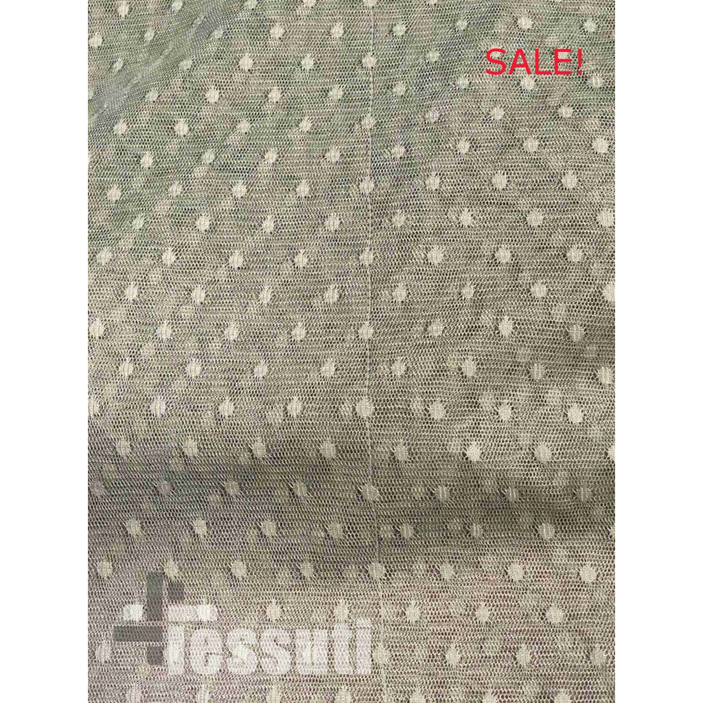 KAIN TILE HALUS DOT / BINTIK / SOFT TULLE POLKADOT-SALE SAGE GREEN, RJK