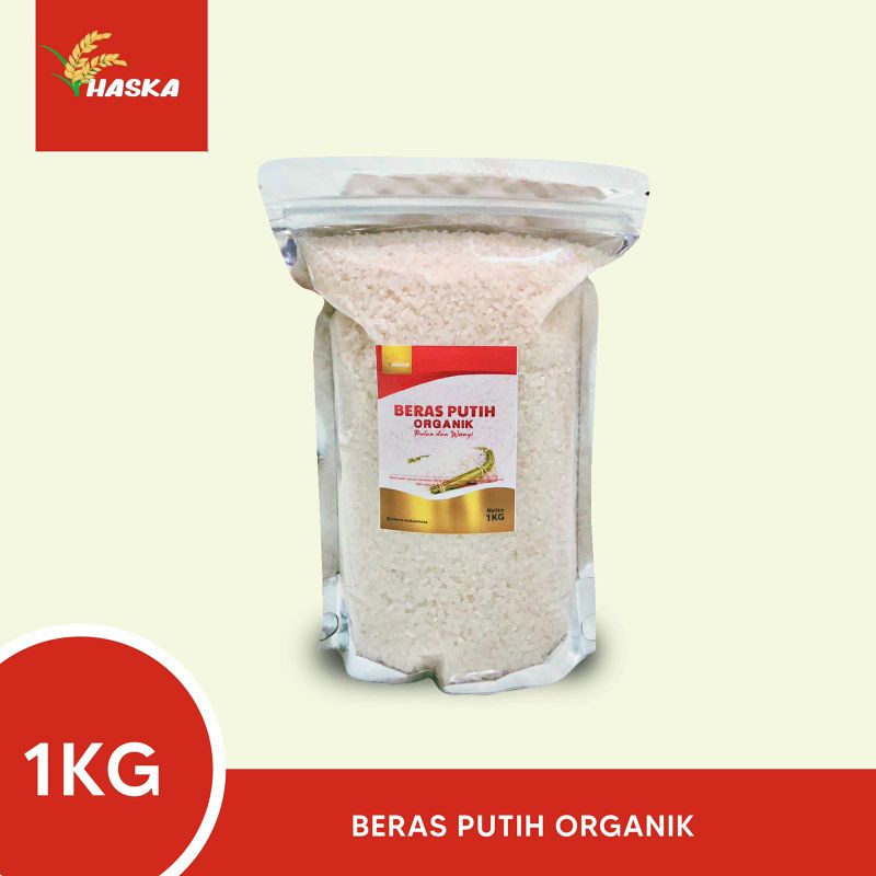 

beras putih organik 1kg - sintanur pulen wangi pandan