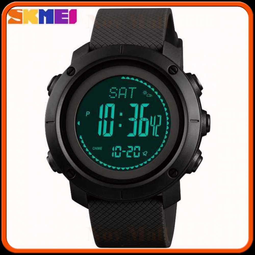 SKMEI Jam Tangan Digital Sporty Pria Pedometer Calorie Compass - 1427