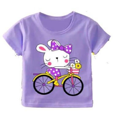 Lexander Baju KAOS ANAK SEPEDAH BUNNY