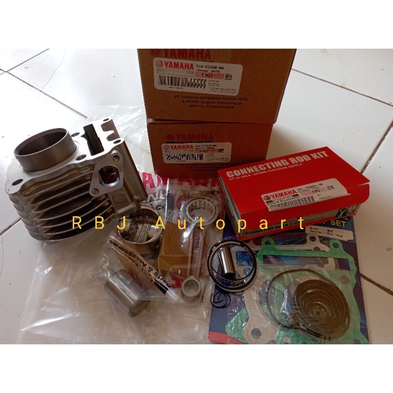 Blok Seher 5LW + Stang Seher + Bearing Kruk As Yamaha Mio Karbu Mio Smile Nouvo Mio soul lama Karbu 