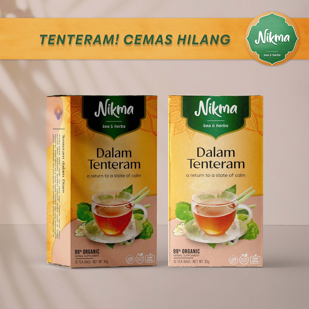 

Nikma Herba Detox Tea - Penghilang Stress & Cemas -- Dalam Tentram 10 Tea Bags