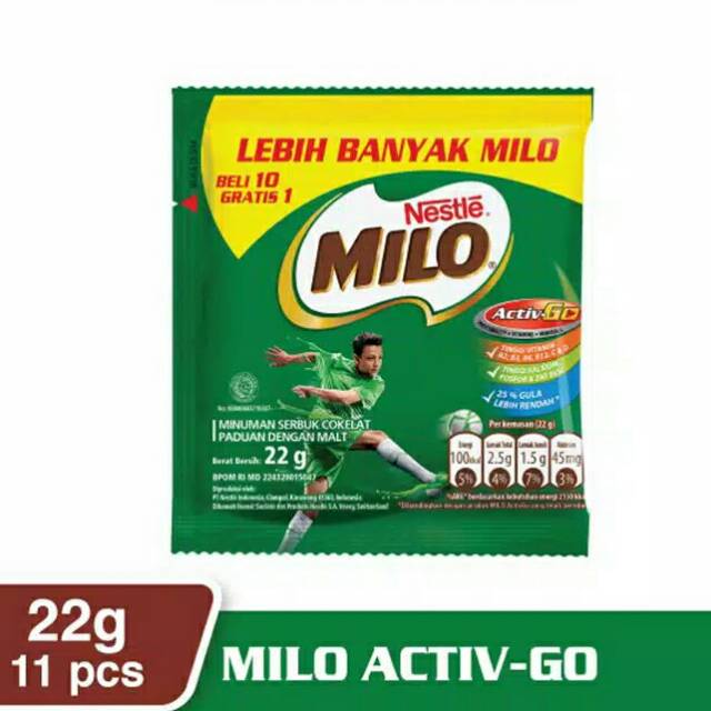 

Milo Activ-Go Sachet 22gr x 11