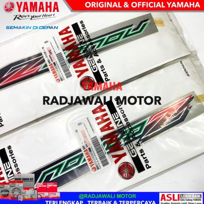 Striping Stricker Body Belakang Nouvo Z Hijau Asli Original Yamaha