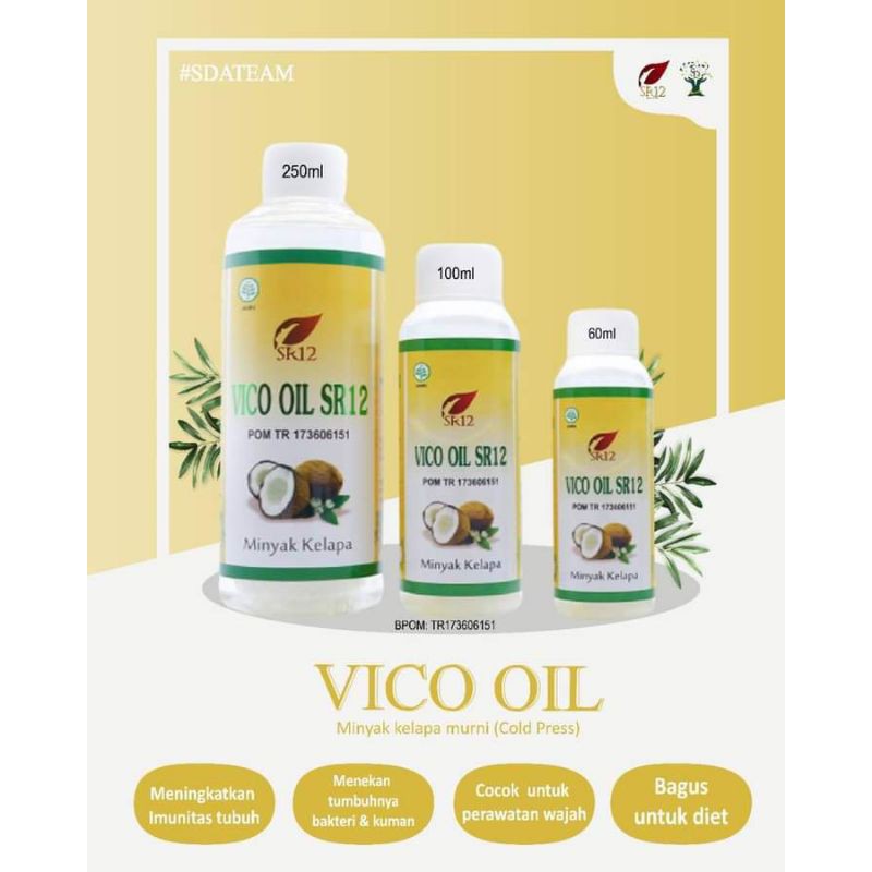 Sr12 Skincare Vico Oil 60ml,100ml,250ml