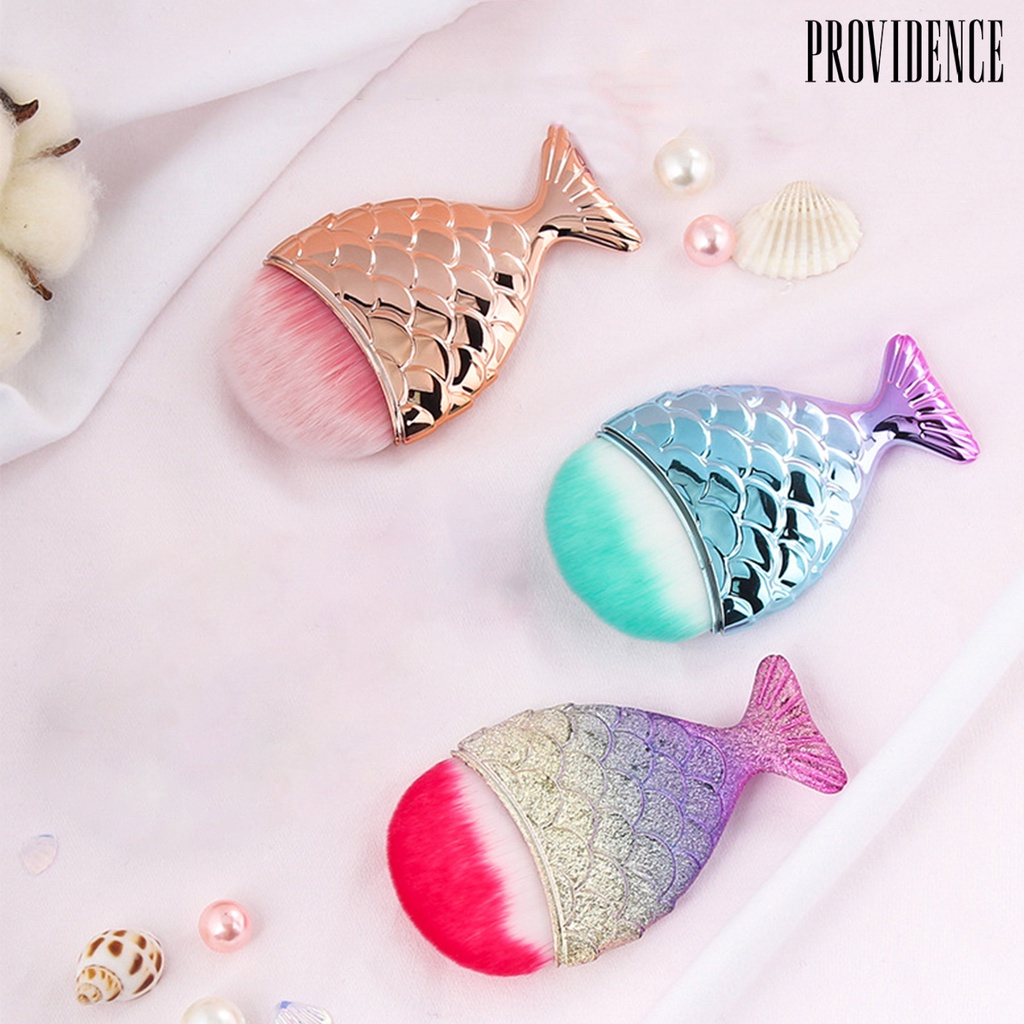 Providence Mermaid Tail Design Soft Nail Art Brush Dust Remover Cleaning Manicure Tool