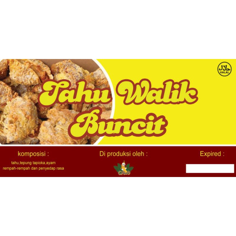 

Tahu Walik Buncit Frozen