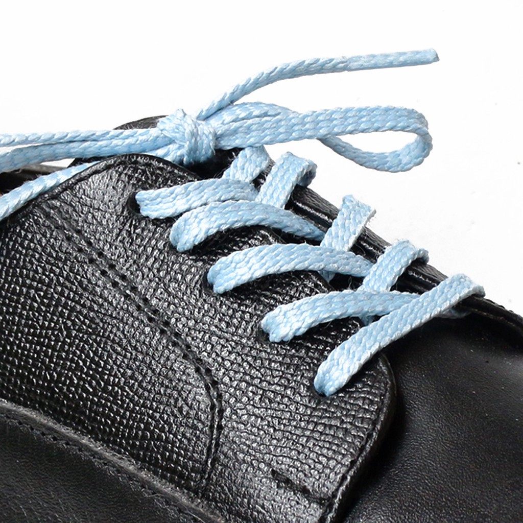 MR Shoelaces TH01 Daifuku (Biru Langit) Tali Sepatu Lilin Gepeng Thin 3-4mm (Waxed Laces) 50cm 80cm 120cm 150cm