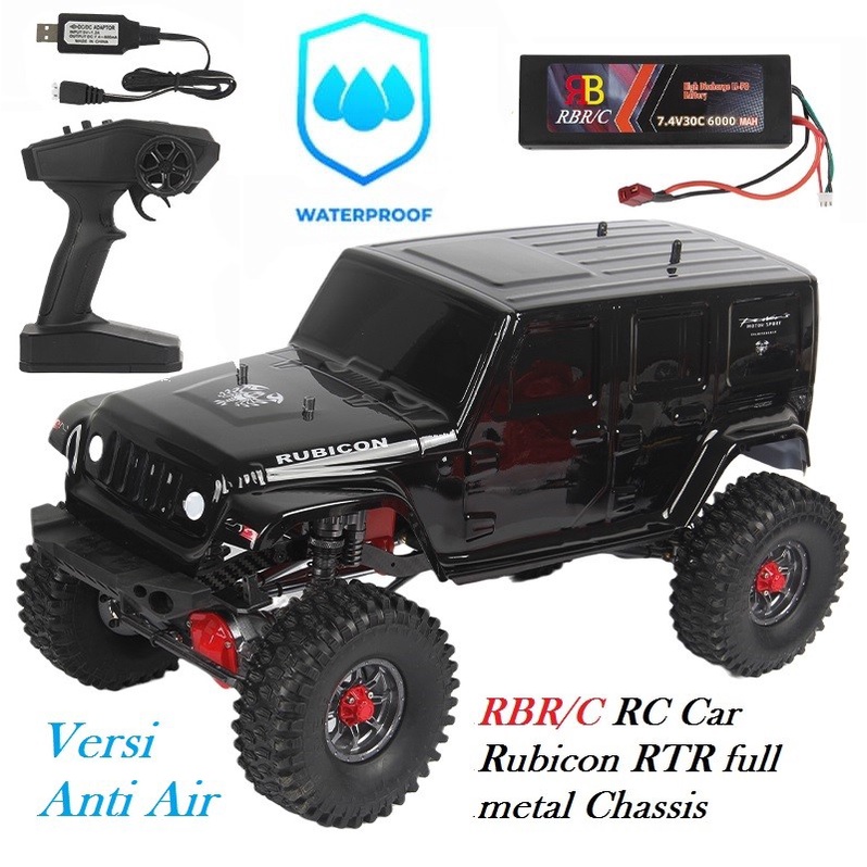 RBR/C SCX10 Rubicon Carbon Frame Full Metal Kit RTR Adventure rc car