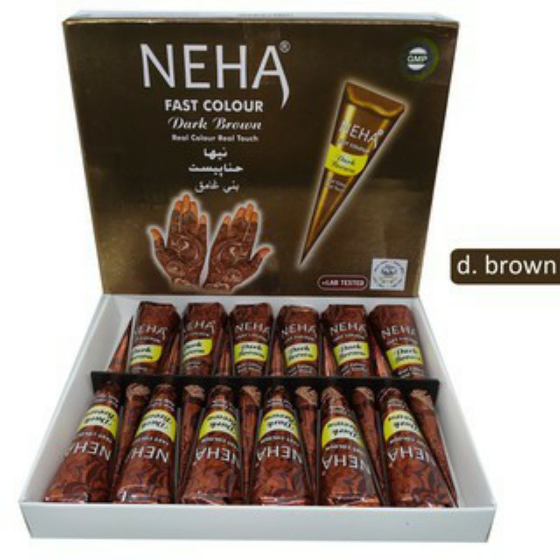 Henna Neha Pacar Hena Cone Temporary Hand Painting