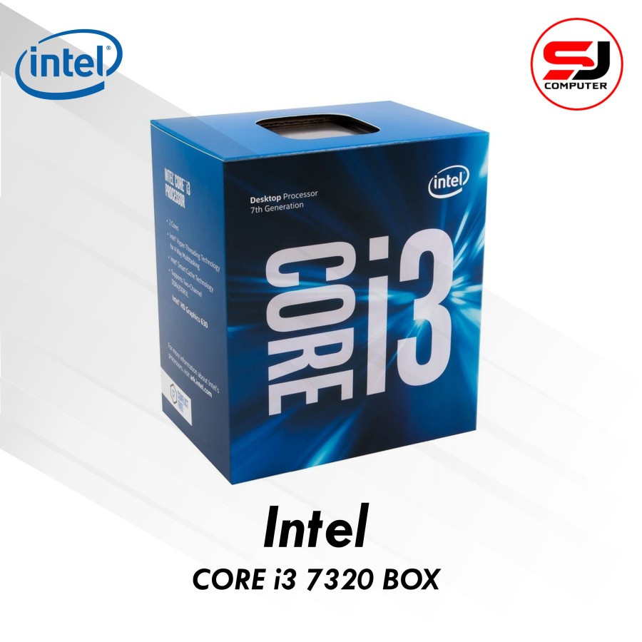 PROCESSOR INTEL CORE i3 7320 BOX 4.0 GHz PROSESOR LGA 1151 KABYLAKE
