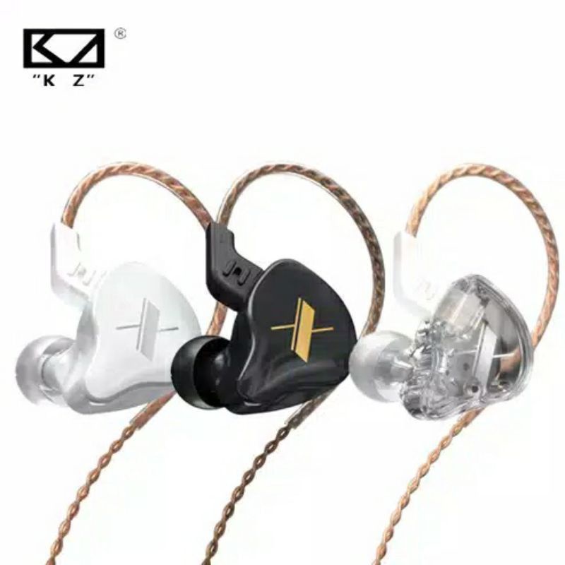 KZ EDX earphone original 1DD HIFI BASS stereo music telfon headset mic Knowledge Zenith