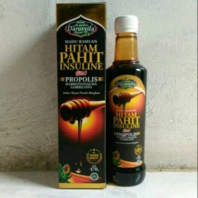 

Madu Ramuan Hitam Pahit insuline Darusyifa