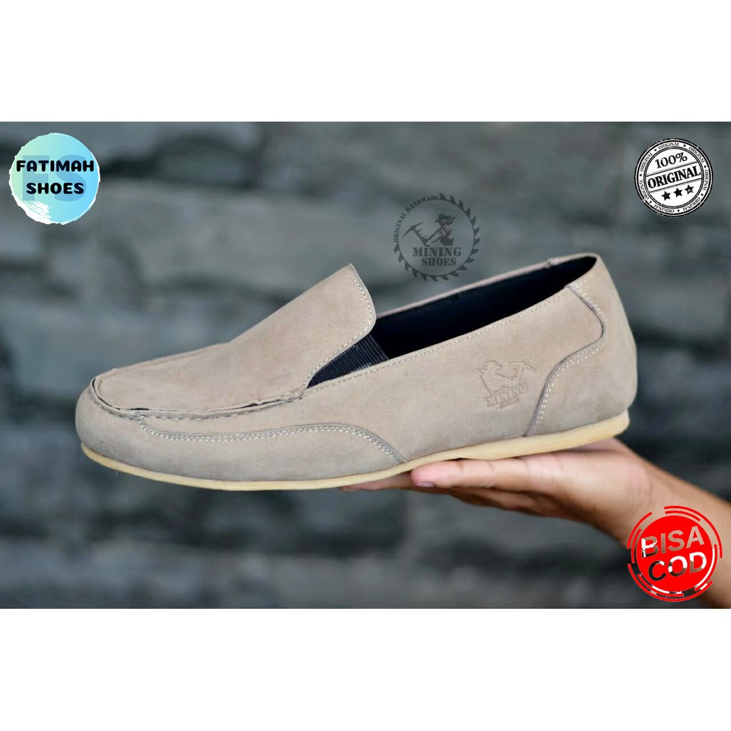 Sepatu Slip On Pria Sepatu Slop Pria Original Handmade Sepatu Casual Pria Sepatu Kerja Santai Pria