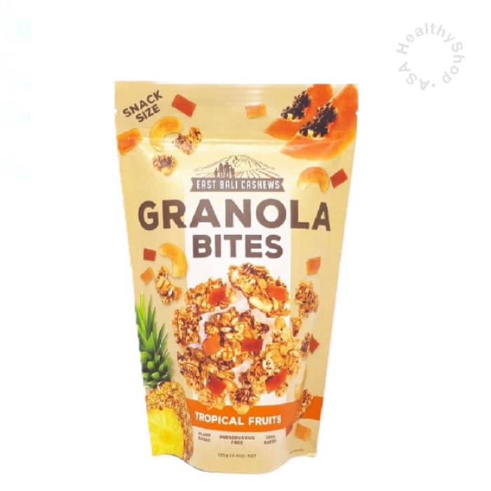 

Granola Bites Tropical Fruits - East Bali Cashews
