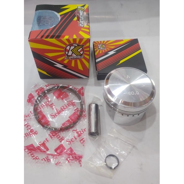 piston kawahara 60 13 pen pin 13 mm plus ring seher set piston kit ori original kawahara racing