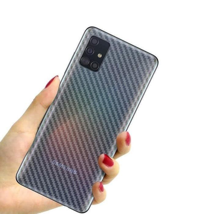 Back skin karbon atau gaskin carbon 3d samsung a31 , anti gores anti jamur anti licin