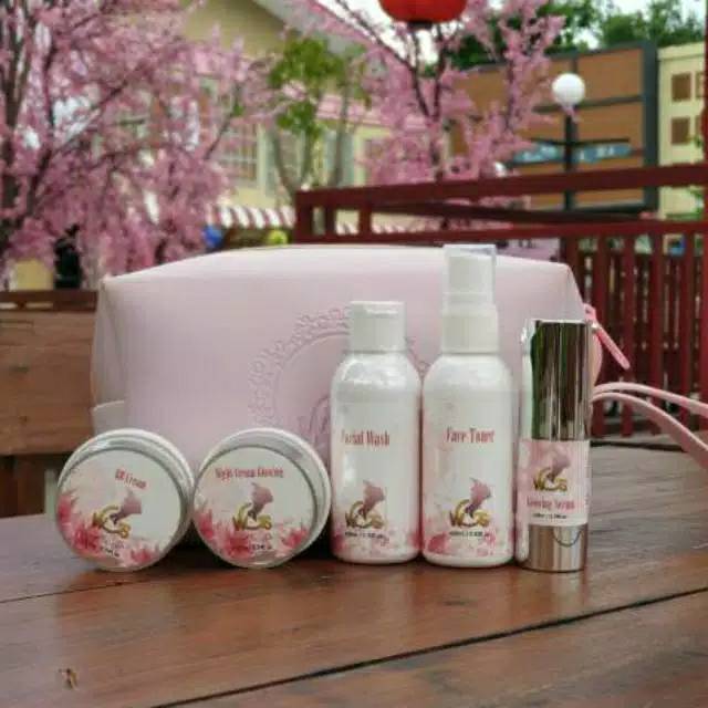 Wgs isi 5  bpom 100% original whitening glossy skincare