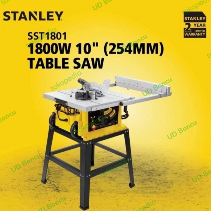 Stanley Mesin Gergaji Potong Table Saw 10 Inch SST 1801