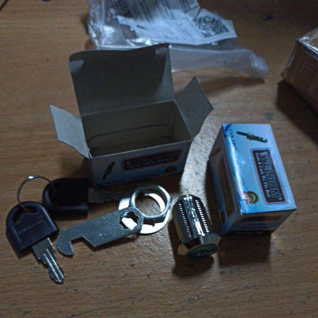 Kunci Camlock 25mm / Kunci Laci Lemari / Kunci Loker / Kunci Etalase Merk Weldom
